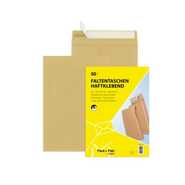 4003928390150 - Faltentaschen 30002522 B4 ohne Fenster 40mm-Falte haftklebend 130g braun 4003928390150 50 Stück 4003928390150 - Faltentaschen 30002522 B4 ohne Fenster 40mm-Falte haftklebend 130g braun 4003928390150 50 Stück