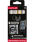 Kreidemarker Chalk PWE-5M, 186202, Packung, 4-farbig sortiert, 1-2mm Rundspitze