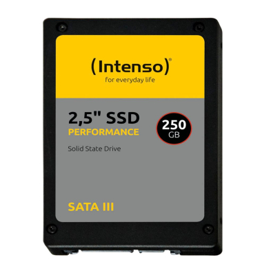 interne Festplatte PERFORMANCE 3814440, schwarz, 6,35 cm (2,5 Zoll), 250 GB, SSD