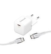 W30C + C315C USB-C Kabel GaN-Ladeadapter weiß, 30 Watt