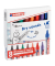 Boardmarker-Set 360, 4-360-8-S2999, Etui, 8-farbig sortiert, 1,5-3mm Rundspitze