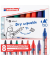 Boardmarker-Set 363, 4-363-8-S2999, Etui, 8-farbig sortiert, 1-5mm Keilspitze