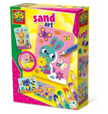 Bastelset Bunte Sandbilder Waldtiere