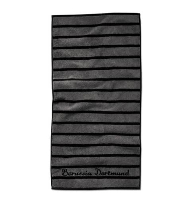 Badehandtuch 17800700, Borussia Dortmund Schriftzug, 100x50cm
