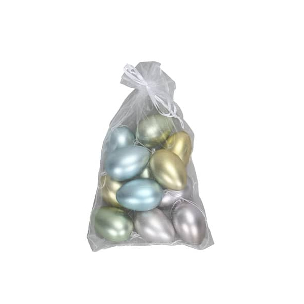 4060706131244 -  Osterbehang Ei 12ST bunt sortiert 4060706131244 Head 12 Stück