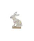 Osterhase Blumenwiese Holz bunt