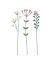 Deko Blume am Stab bunt sortiert