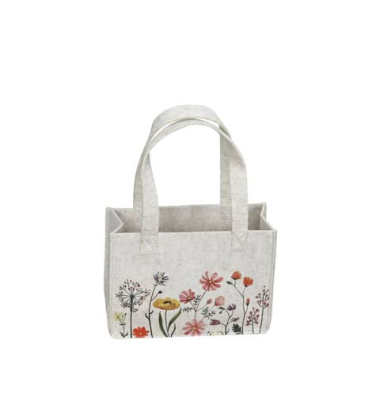 Filztasche Blumenwiese bunt