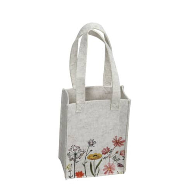 Filztasche Blumenwiese bunt