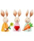 Deko Hase Zaunfigur sortiert