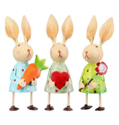 Deko Hase sortiert