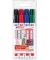 Permanentmarker 3000, 4-3000-4-2, Pack, 4-farbig sortiert, 1,5-3mm Rundspitze