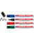 Permanentmarker 3000, 4-3000-4-2, Pack, 4-farbig sortiert, 1,5-3mm Rundspitze