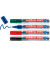 Boardmarker 250, 4-250-4-2, Pack, 4-farbig sortiert, 1,5-3mm Rundspitze