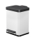 Tretabfalleimer &Ouml;ko duo Plus, M, 2 x 9 l, 330 x 320 x 430 mm, wei&szlig;