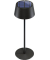 Akku + Solar Tischlampe schwarz 2,0 Watt