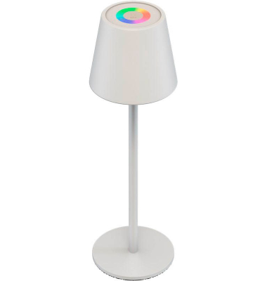 Akku RGBW Tischlampe weiß 2,8 Watt