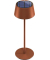 Akku + Solar Tischlampe bronze 2,0 Watt