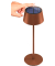Akku + Solar Tischlampe bronze 2,0 Watt