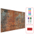 Magnettafel Rostfarbe 60,0 x 40,0 cm braun