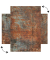 Magnettafel Rostfarbe 60,0 x 40,0 cm braun