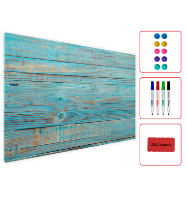 Magnettafel Blaues Brett 60,0 x 40,0 cm