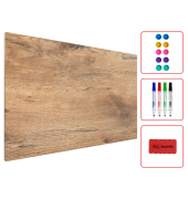 Magnettafel Baumkern 60,0 x 40,0 cm braun