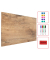 Magnettafel Baumkern 60,0 x 40,0 cm braun