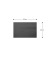 Magnettafel Holz 60,0 x 40,0 cm