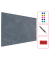 Magnettafel Anthrazit Marmor 60,0 x 40,0 cm anthrazit