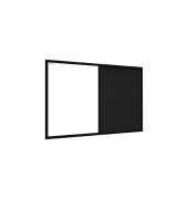 Kombitafeln TMK96BK, Kork/Whiteboard, Holz
