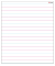 magnetische Whiteboardfolie  Dreizeilig liniert 80,0 x 95,0 cm