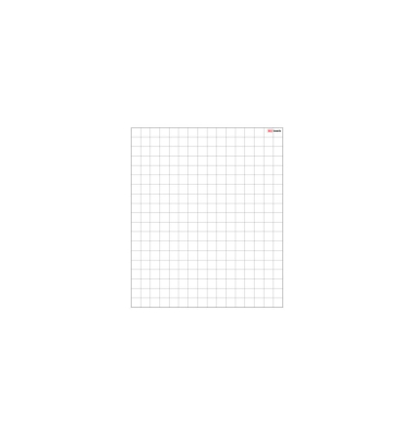 magnetische Whiteboardfolie  Kariert kariert 80,0 x 95,0 cm