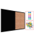 Kombitafeln TMK64_0001, Kork/Whiteboard, Holz