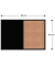 Kombitafeln TMK64_0001, Kork/Whiteboard, Holz