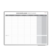 Wochenplaner, Tageseinteilung 120,0 x 90,0 cm