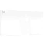 Glas-Magnettafel Premium 240,0 x 120,0 cm perlweiß