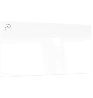 Glas-Magnettafel Premium 240,0 x 120,0 cm perlweiß
