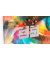 Magnettafel CANVASboards Auge mit der Farbe des Regenbogens 90,0 x 60,0 cm