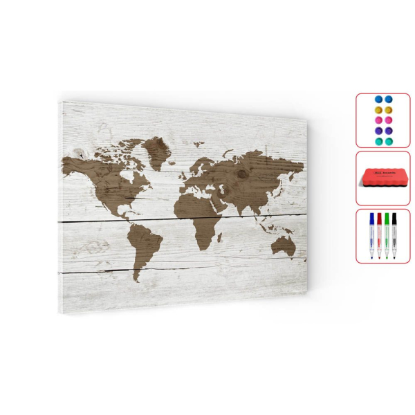 5905481602635 - Magnettafel WELTKARTE 600 x 400 cm 5905481602635 ALLboards 5905481602635 - Magnettafel WELTKARTE 600 x 400 cm 5905481602635 ALLboards