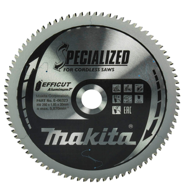 E-06323 Kreissägeblatt 260,0 mm, 81 Zähne