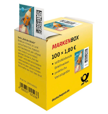 1,80 € Briefmarken Raketenpost selbstklebend