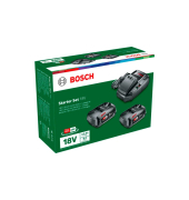 Werkzeugakkus mit Ladegerät Starter-Set 18V Li-Ion 2x 2,5 Ah