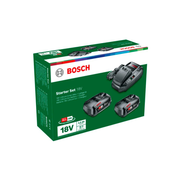 4053423257908 - Werkzeugakkus mit Ladegerät Starter-Set 18V Li-Ion 2x 25 Ah 4053423257908 Bosch 4053423257908 - Werkzeugakkus mit Ladegerät Starter-Set 18V Li-Ion 2x 25 Ah 4053423257908 Bosch