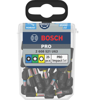 PRO Impact Bit-Set, 25-teilig