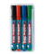 Flipchart-Marker 383, 4-383-4-2, Pack, 4-farbig sortiert, 1-5mm Keilspitze