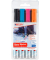  Glasboardmarker 95, 4-95-4-2, Etui, schwarz, hellblau, pink, orange, 1-5mm Rundspitze