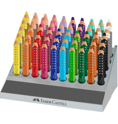 Farbstifte-Set Grippy XXL Jumbo, 110696, farbig sortiert, dreikant, ergonomisch, Display