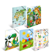 Sammelmappe Kindergarten 19108, A3 farbig sortiert, Karton