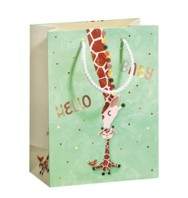 Geschenktasche 70010 11741, Baby Giraffe, 17cm x 225mm